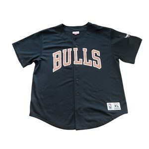 Mitchell & Ness BILLS Black Mesh Jersey Size XL